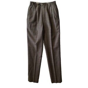 Women’s Pleated Trousers Pants High Rise Preppy Formal VTG 90s Trendy Pant SZ 6